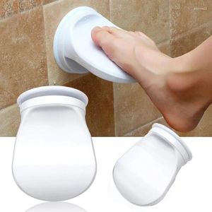 Badmattor badrum fotstöd dusch fot vila rakar ben steg hållare vägg monterad pedal sug kopp non slip tvätt fötter