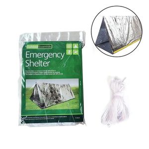 Emergency Preparedness Wholesale Outdoor Tent Party Favor Sun Protection Warm Cam Pe Aluminium Coating Shelters Tents Camp Hike Pads D Dh61C