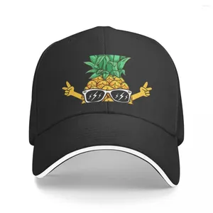 Top Caps Ananas Zafer Beyzbol Kapağı Güneş Koruyucu Sert Şapka Askeri Adam Bayanlar Erkekler