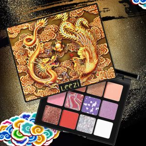 Shadow 12color Glitter cień do powiek Dragonphoenix z rzeźbionymi cekinami Big Flash Nude Matte Pearl Beauty Glazed Makeup Cosmetics