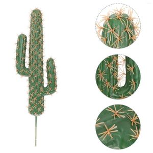 Fiori decorativi Cactus Modella Mini ornamento artificiale Ornamento di ornamento NO POT PASTE LINE DECINT BANQUET PRIMINA