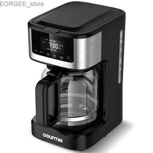 Kahve Makineleri 12 Cup Programlanabilir Sıcak ve Buzlu Kahve Makinesi Paslanmaz Çelik Y240403