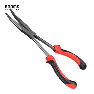 Acessórios Booms Pesca F05 Peladores de pesca 28 cm de comprimento Removedor de ganchos de nariz com antiloss, ferramenta de tackle de água salgada de aço carbono antiloss