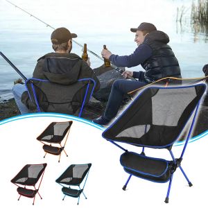 Furnishings Camping Fishing Barbecue Chair Portable Ultra Light Folding Chair High Load Outdoor Camping Beach Hiking Picnic Seat Tool Chair