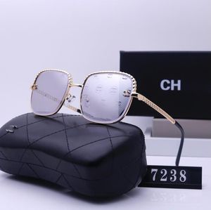 Designer Chanelis Occhiali da sole per donne uomini lussuosi occhiali da sole rettangolare da sole per esterni Uv400 Eyegylass Daily Leisure come regalo