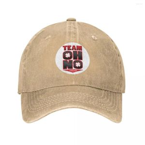 Boll Caps Team Oh No Version 4 Cowboy Hat Bobble Snap Back Drop vandring Män lyxiga kvinnor