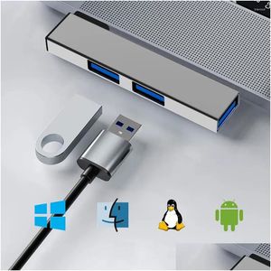 1 yerleştirme istasyonunda usb hub'ları OTG 3.0/Type-C 3.0 ila 3 MTI Port Hub Hızı PC Bilgisayar Dizüstü Bilgisayar Bırakma Bilgisayarları Ağı OTDOH için