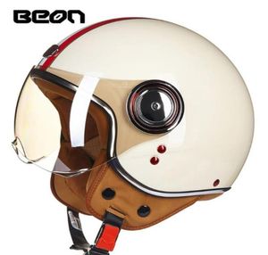 Motosiklet Kask Kıyıcı 34 Açık Yüz Vintage Kask Moto Casqu Casco Capacete Erkekler Kadın Scooter Motosiklet2327173