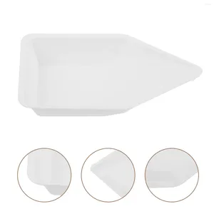 Disposable Dinnerware 10 Pcs Weighing Pan Boat Serving Tray Square Plastic Anti-Static Dish