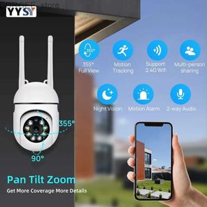 Other CCTV Cameras 1pc HD 2.4G WiFi lndoor Camera Smart Home Security Video Surveillance Supprt Two Way Audio Mobile Motion USB Plug Y240403