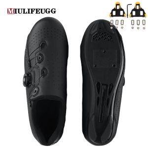 Botas Miulife Sapatos planos MTB Speed Speed Route Cicling Sneakers Men Clit