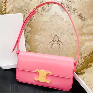Lady Teen Triomphes Long Baguette Bag High Quality Leather Shourdle Envelope Womens Designer Bag Luxury Handbag Mens Crossbody Clutch Totes underArm Bags Pureses