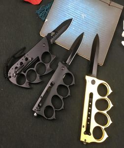 Fashion 2021 New Folding Mutifunction 1918 Folding Knife Brass Knuckles Outdoor Camping Selfdefense Tool Stainless Steel Knife i2608201