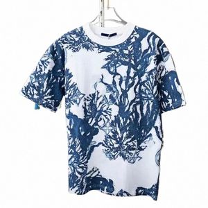 Męski designerski koszulka Casual Męskie damskie litery koszulki 3D stereoskopowe nadrukowane najlepiej sprzedające się luksusowe ubranie męskie męskie ubranie męskie ubranie UE rozmiar D18C#