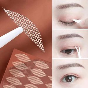 M/L/XL Eyelid Tape Sticker Invisible Double Fold Eyelid Spets Paste Clear Beige Stripe Natural Self-AdhesiveEye Tape Makeup Tool