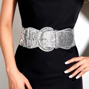 Casual Dresses Fashion Belt Women's Decorative Coat With Dress Waist Wrapping Suit Elastic Sealing Wide