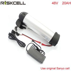 Sem impostos 750w 48v 20ah bateria de lítio bicicleta elétrica 48v 20ah bafang bbs02 garrafa de água ebike bateria liion f para sanyo cell1147196