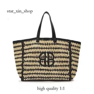 Anine Binge Bag stor kapacitet Tygväska Straw Woven Beach Bags Shopping Bag Totes Outdoor Bags Hobos Fashion Womens Handbag 3808