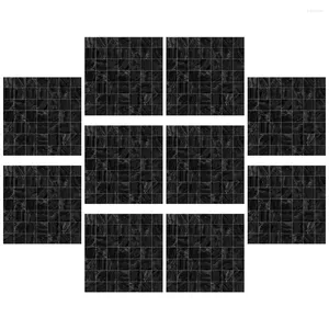 Duvar Kağıtları 10 PCS Mozaik Karo Çıkartmaları Mutfak Backsplash Fayans Diy Bagaj Kapağı PVC Havuz için Ev Dekoru Meydanı