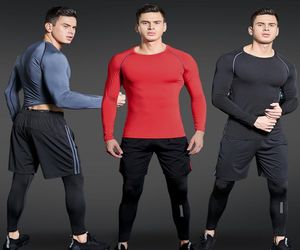 Sport Suit Men Gym Training Fitness Fitness Allenamento di abbigliamento sportivo SUSSO SULLA FUNZIONE SPORT COMPRESSIONE SPORT COTHING SUD MENS SPORTS SH198093053