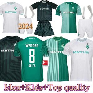 2024 Werder Bremen Soccer Jerseys KOWNACKI BORRE FRIEDL STARK STAGE BITTENCOURT DUCKSCH Marvin 23 24 football men and kids shirt 125th anniversary special jersey