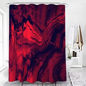 Shower Curtains Abstract Oil Painting Curtain Geometry Graffiti Modern Bathroom Hanging Waterproof Hooks Home Decor