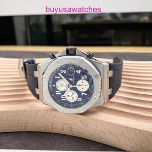 AP Casual Wristwatch Royal Oak Offshore Series Schweizer Herren Automatische mechanische Uhr 42mm Präzision Stahldatum Display Timing -Funktion wasserdichtes Nachtlicht