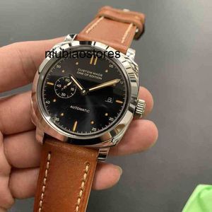 Luxury Watch Watch High Quality 44mm Black Dial Automatic Movement rostfritt stål Lysande vattentät dymb
