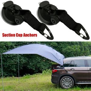 Verktyg 4 datorer/set Sug Cup Anchor med Securing Hook Tents Outdoor Camping Car Tarp Easy Install Universal Tool for Trips eller Home