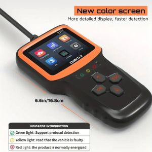 New OBD2 Scanner Professional Auto Engine System System Diagnostic Lifetime Free Automotive DTC Lookup Code Reader Diagnostic Tool