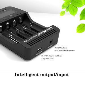 Liitokala-lii-500 Batterieladegerät, 18650 für 1,2 V 3,7 V Lithium nimh 26650 22650 18490 18500 14500 AA Batterien, Testkapazität