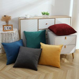 Pillow Easyum 45 50 50cm Home Decorative Darlon Velvet Sofa Car Seat Plush Room Nordic Hug Throw Pillowcases Covers Cases
