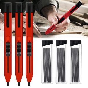 Ołówki mechaniczne ołówek do obróbki drewna Zestaw stolarski oznaczanie narzędzia do pracy narzędzia ołówek Scrib Office School Writing Materiały