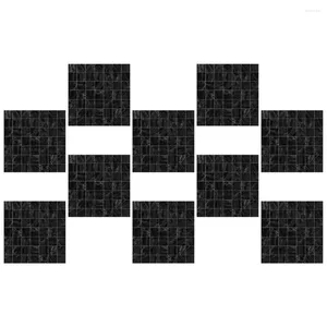 Papéis de parede 10 PCs Adesivos em mosaico Tiles de parede de parede de parede Decorações de cristal decorativo