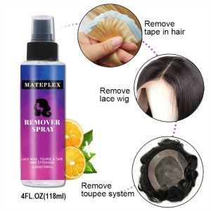 Tejp i hårförlängningar Limborttagningslim Remover Spray för spetsspetsar Fast Acting Bonding Rest tar bort hårlim Toupee