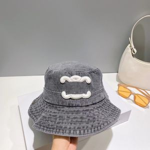 Designer Luxury Fisherman Hat Women's Denim Retro Bucket Bowl Hat Unisex Outdoor Leisure Fashion Hat
