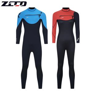 Wetsuit da 3 mm in neoprene uomini donne scuba immersioni invernali mute calde abiti completi che nuota surf attrezzatura di kayaking multi colore 240328