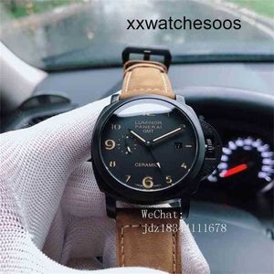 최고 클론 남성 스포츠 시계 Panerais Luminor 자동 이동 손목 시계 PAM441 44mm 직경 7rem