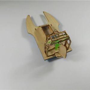 Моделирование комплекта электрическая скорость ветра летающая рыба DIY Деревянная ручная сборка