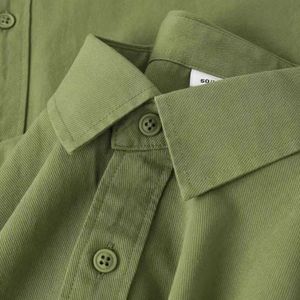 여자를위한 프랑스 녹색 긴 슬리브 셔츠 2024 새로운 슈퍼 아름다운 and 고급 블루 재킷