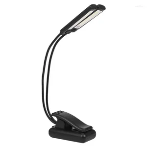 Lampade da tavolo Music Stand Light Clip sulla lampada a LED - Nessun sfarfallio completamente regolabile 6 livelli di luminosità anche per la lettura del libro Orchestra MI