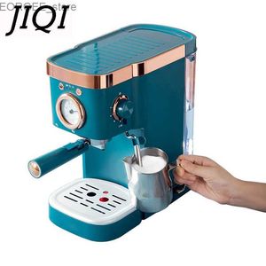 Kahve Yapıcıları 20 Bar Espresso Makinesi Latte Otomatik Elektrikli Cappuccino İtalyan Kahve Makinesi Buhar Köpük Pompa Süt Köpük Y240403