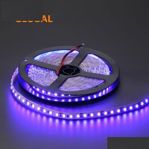 Led Strips 5M/Lot Ip65 Waterproof 3528 600 Strip Light Ribbon Tape Super Bright 120Led/M Warm White Cold Blue Green Red Drop Deliver Dhswn