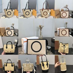 Bolsa de grife bordado com palha de palha de palha de tecido de malha de crochê bolsas de cesta de balde crossbody ombro de ombro pacote vintage bloom mochila bolsas bolsas de bolsa de mochila paris