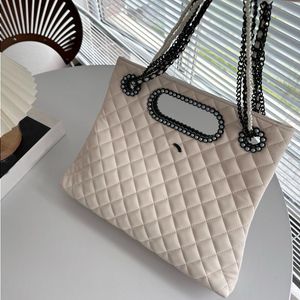 23A Handmade Workshop Pearl Chain Bag Vintage Luxury Bag Shoulder Bag Underarm Bag Designer Bag Tote Bag 33cm