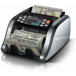 Aneken N60 Mixed Denomination Money Counter Machine with UVMGIRDD Counterfeit Detection, 35 TFT Display, Cash Counting Machine, Printer Enabled, Bill Count