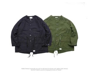 WTAPS MADNESS MDNS MILITÄR STIL LOOK WINDBREAKER YU WENLE WORK JACKE MEDIAL LÄNGD SVÄNDA SVALA 7848756