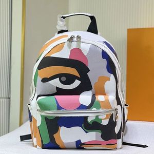 Moda de grande qualidade Bolsa de sacola de capacidade genuína 231115 Combinação de saco de impressão cor letra clássica de couro, bolso frontal viajando alto FBHD