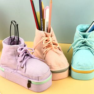 Taschen kreativer Schuhbildhirsch Bleistift Gehäuse Multifunktions hoher Aussehen studentischer Stifttasche Junior Studenten Schreibwarenpreis Bleistifttasche