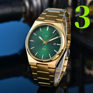 2024 Luxury Mens Mechanical 1853 Mens Watches Luxury Watch Fashion Black Dial Calendar Gold Armband Folding Clasp Master Male Gifts Par